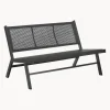 Panchina Da Giardino In Materiale Sintetico Intrecciato Palina