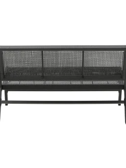 Panchina Da Giardino In Materiale Sintetico Intrecciato Palina