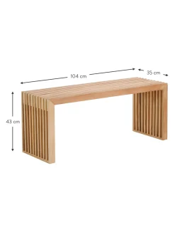Panchina In Legno Di Teak Rib