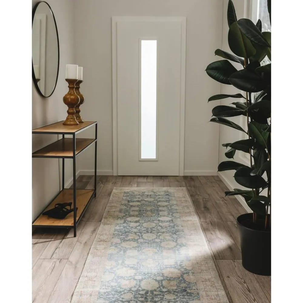 Passatoia A Pelo Cortocon Motivo Ornamentale Mara*Benuta Clearance