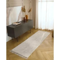 Passatoia In Cotone Fatta A Mano Con Frange Daya*Westwing Collection Fashion