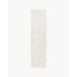 Passatoia In Cotone Tessuta A Mano Con Struttura In Rilievo Idris*Westwing Collection New