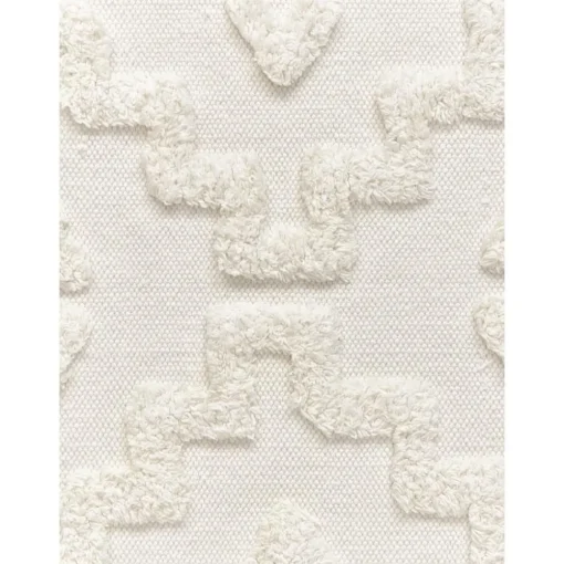 Passatoia In Cotone Tessuta A Mano Con Struttura In Rilievo Idris*Westwing Collection New