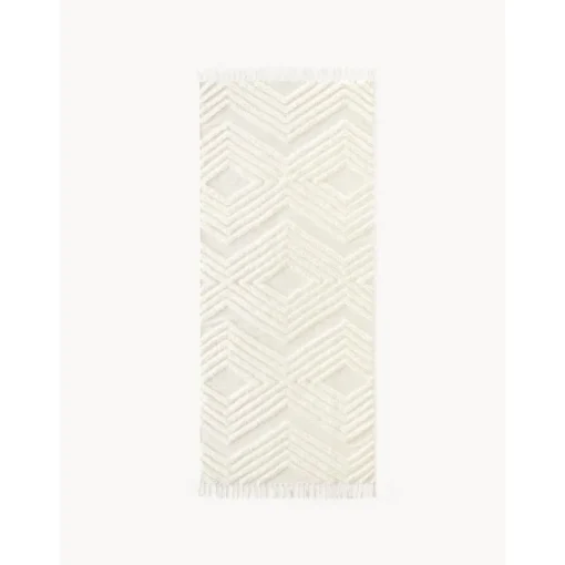 Passatoia In Cotone Tessuta A Mano Con Struttura In Rilievo Ziggy*Westwing Collection Online
