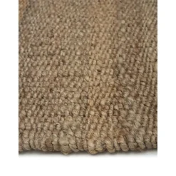 Passatoia In Juta Con Frange Taftata A Mano Naturals*Westwing Collection New
