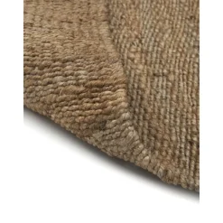 Passatoia In Juta Con Frange Taftata A Mano Naturals*Westwing Collection New