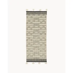 Passatoia In Lana Tessuta A Mano Con Frange Rue*Westwing Collection Hot