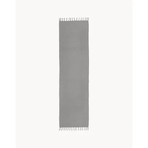 Passatoia Sottile In Cotone Grigio Tessuta A Mano Agneta*Westwing Collection Discount