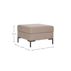 Poggiapiedi Con Contenitore Luna*Westwing Collection Best