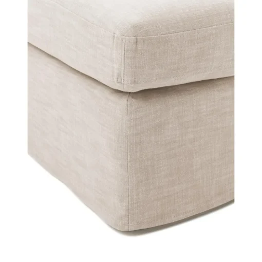 Poggiapiedi Da Divano Con Rivestimento Sfoderabile Russell*Westwing Collection Hot