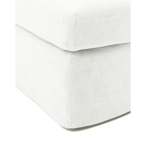 Poggiapiedi Da Divano Con Rivestimento Sfoderabile Russell*Westwing Collection Hot