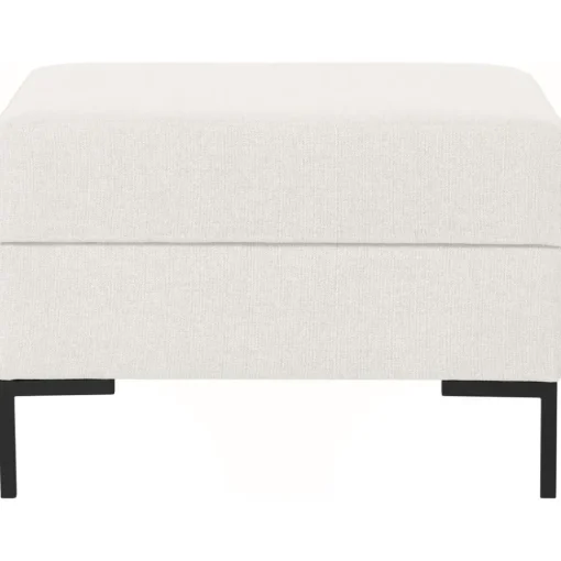 Poggiapiedi Da Divano Con Contenitore E Piedini In Metallo Luna*Westwing Collection Outlet