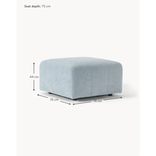 Poggiapiedi Da Divano In Boucle Lena*Westwing Collection Online