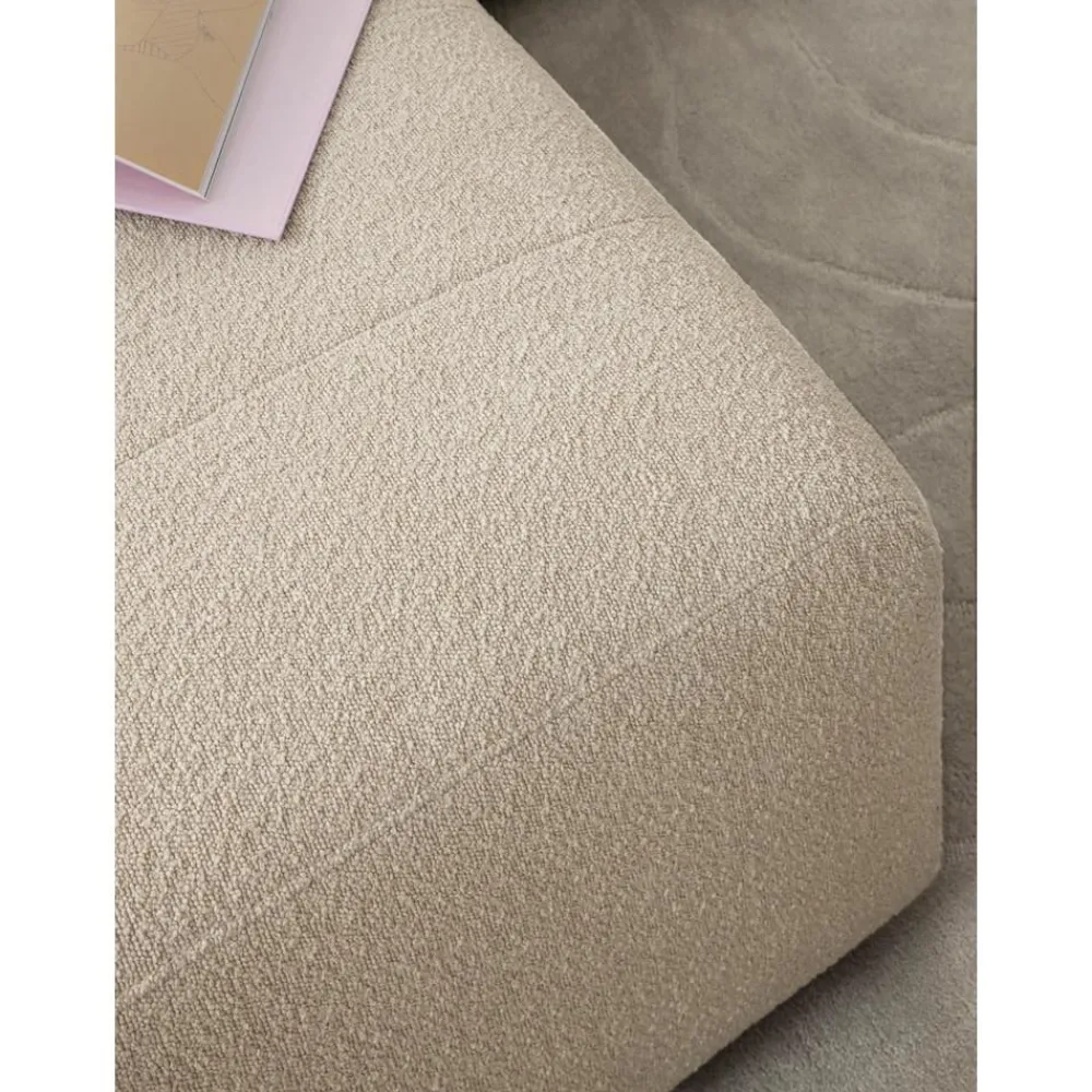 Poggiapiedi Da Divano In Boucle Lena*Westwing Collection Outlet