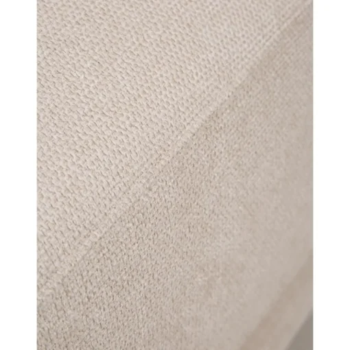 Poggiapiedi Da Divano In Tessuto Beige Jasmin*Westwing Collection Best
