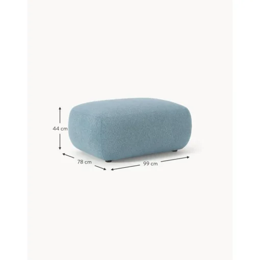 Poggiapiedi In Boucle Sofia*Westwing Collection Clearance