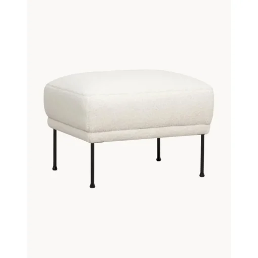 Poggiapiedi In Tessuto Teddy Fluente*Westwing Collection New