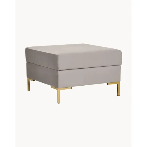 Poggiapiedi In Velluto Con Contenitore Luna*Westwing Collection Best