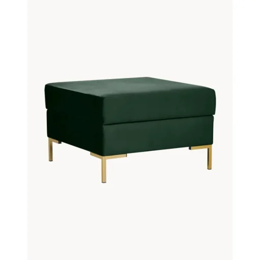 Poggiapiedi In Velluto Con Contenitore Luna*Westwing Collection Sale