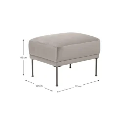 Poggiapiedi In Velluto Fluente*Westwing Collection Sale