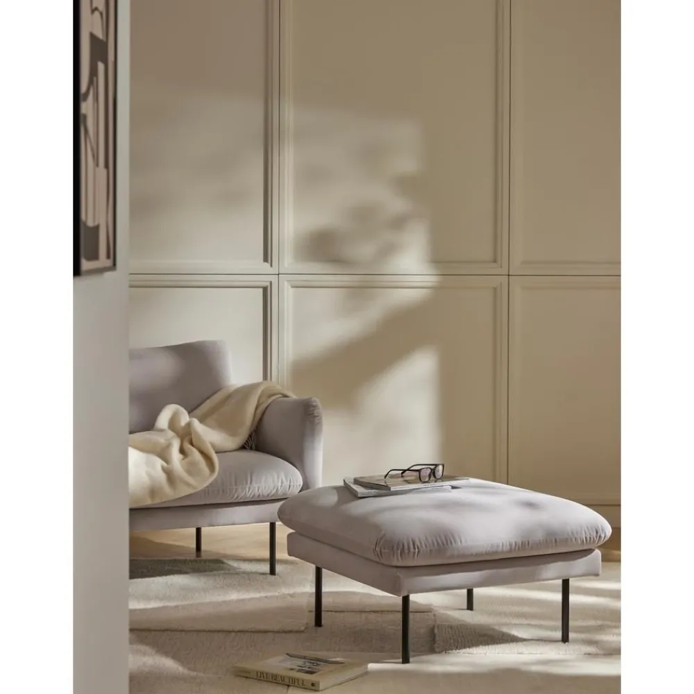 Poggiapiedi In Velluto Moby*Westwing Collection Outlet