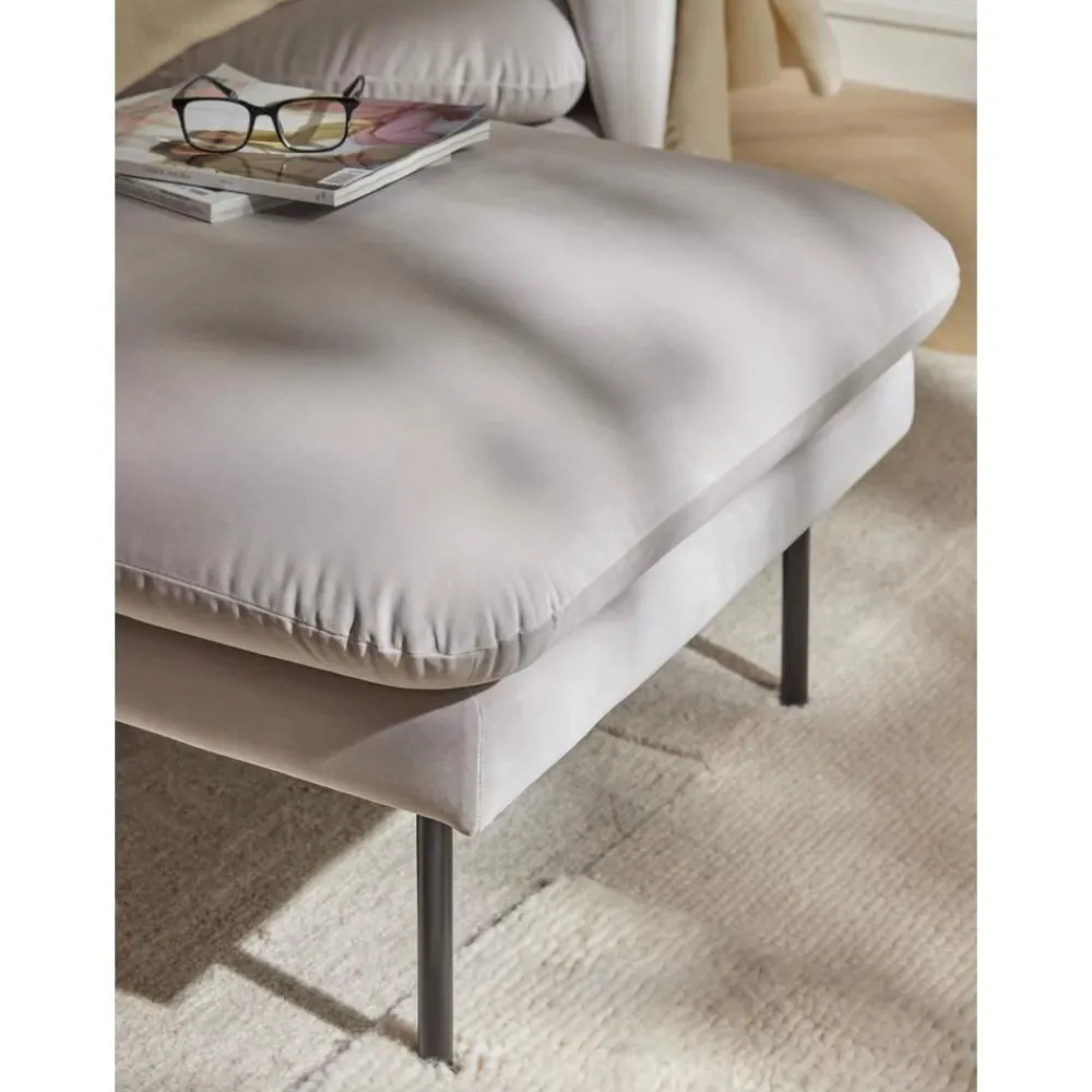 Poggiapiedi In Velluto Moby*Westwing Collection Outlet