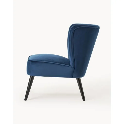 Poltrona Cocktail In Velluto Blu Robine*Westwing Collection New