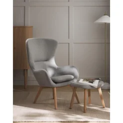 Poltrona Con Gambe In Legno Wing*Westwing Collection New