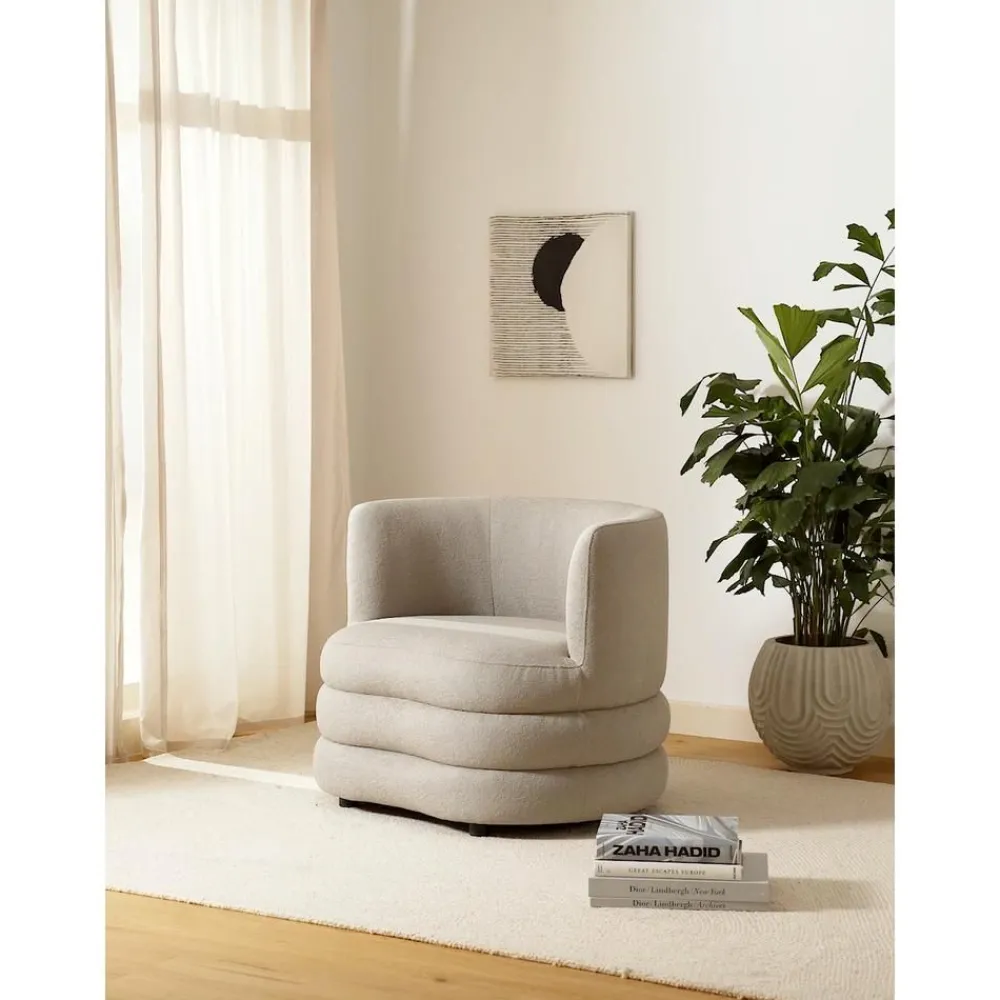 Poltrona Di Design In Boucle Solomon*Westwing Collection Clearance