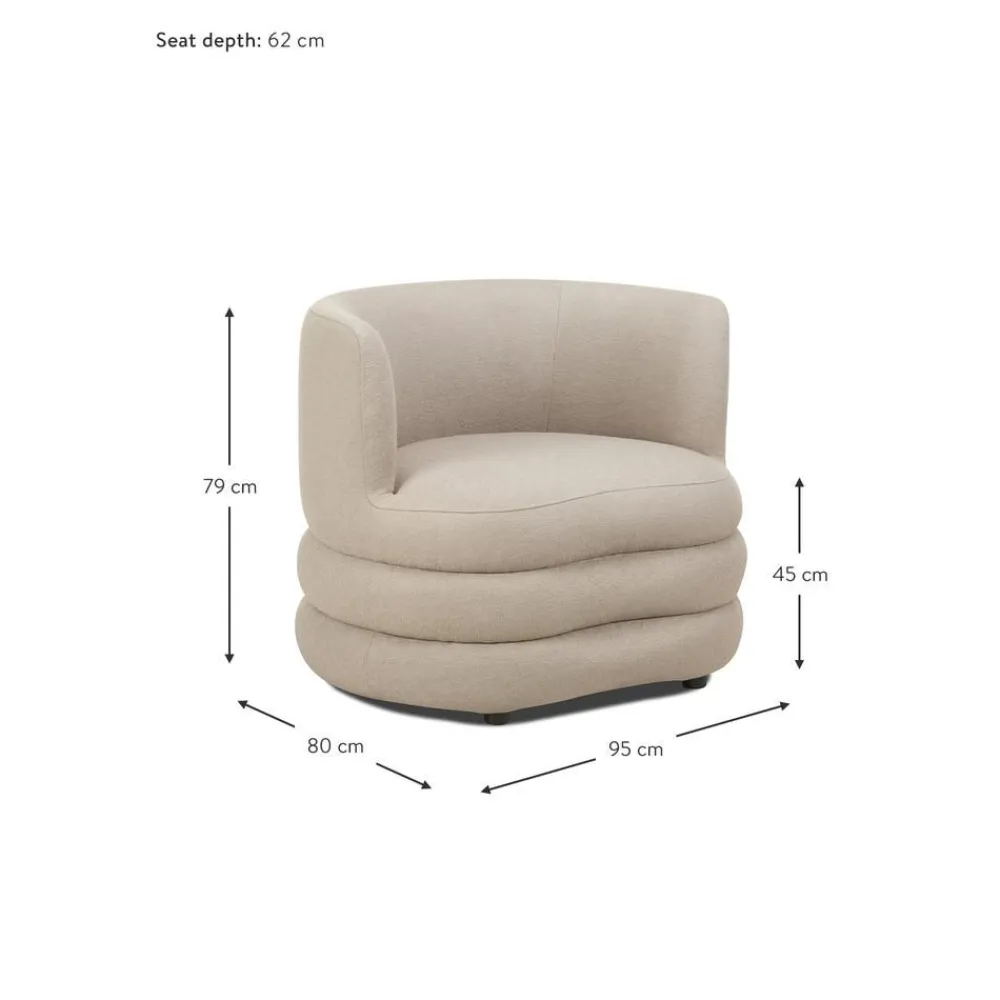 Poltrona Di Design In Boucle Solomon*Westwing Collection Clearance