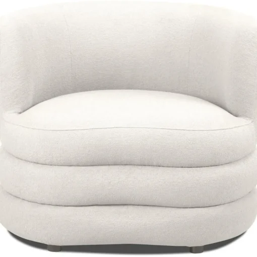 Poltrona Di Design In Tessuto Boucle Solomon*Westwing Collection Discount