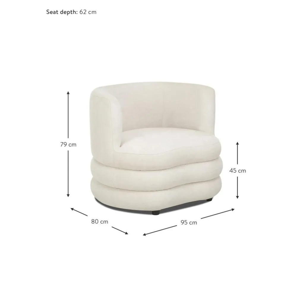 Poltrona Di Design In Tessuto Solomon*Westwing Collection New