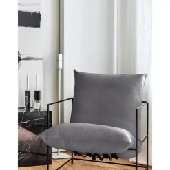 Poltrona Imbottita Con Struttura In Metallo Wayne*Westwing Collection Hot