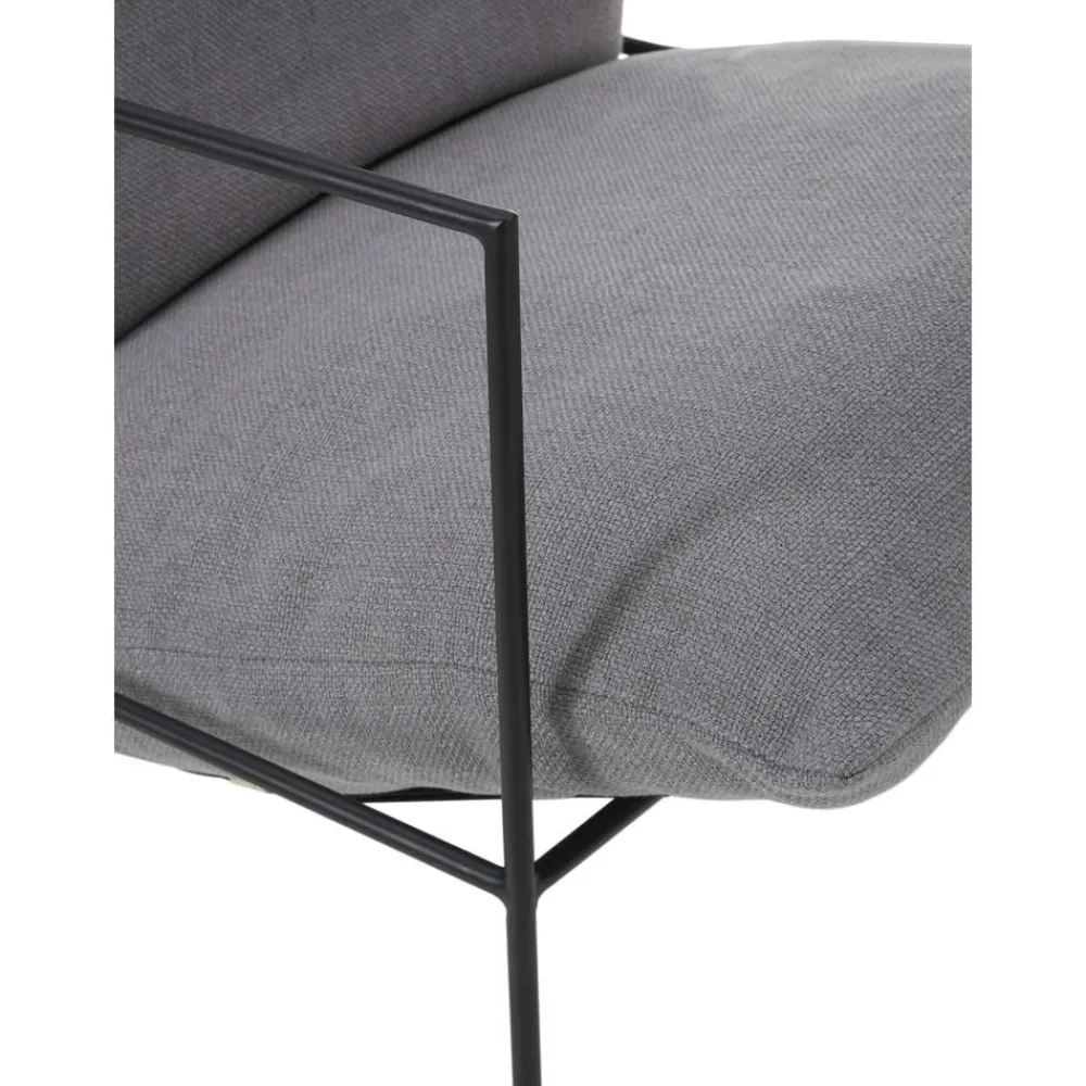 Poltrona Imbottita Con Struttura In Metallo Wayne*Westwing Collection Hot