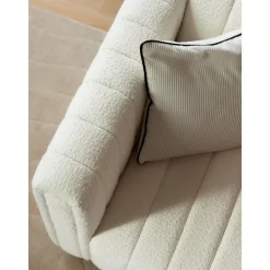 Poltrona In Boucle Con Piedini In Legno Antonio*Westwing Collection New