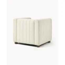 Poltrona In Boucle Con Piedini In Legno Antonio*Westwing Collection New