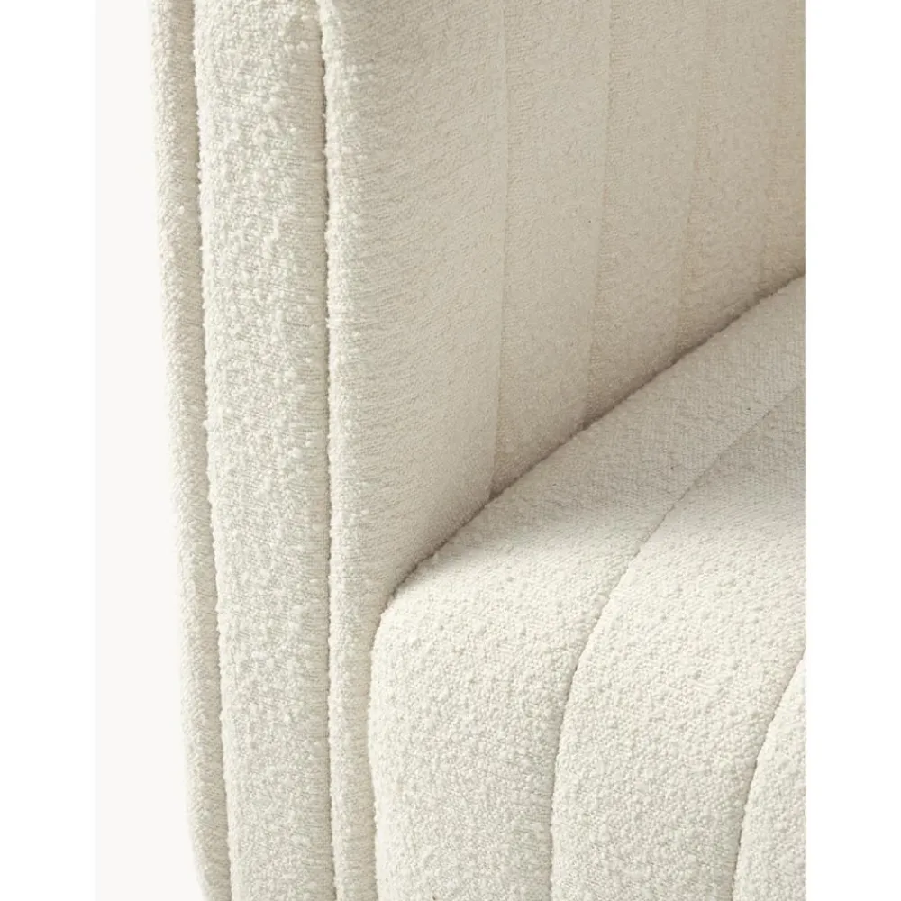 Poltrona In Boucle Con Piedini In Legno Antonio*Westwing Collection New