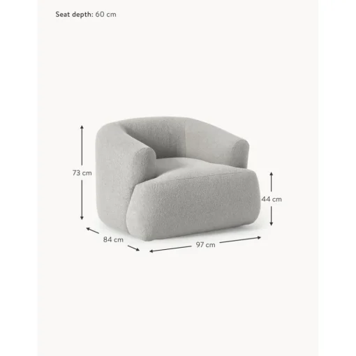 Poltrona In Boucle Sofia*Westwing Collection Hot