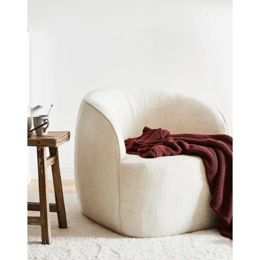 Poltrona In Tessuto Boucle Elodie*Westwing Collection Sale