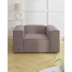 Poltrona In Velluto A Coste Lennon*Westwing Collection Sale