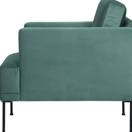 Poltrona In Velluto Con Gambe In Metallo Fluente*Westwing Collection Outlet