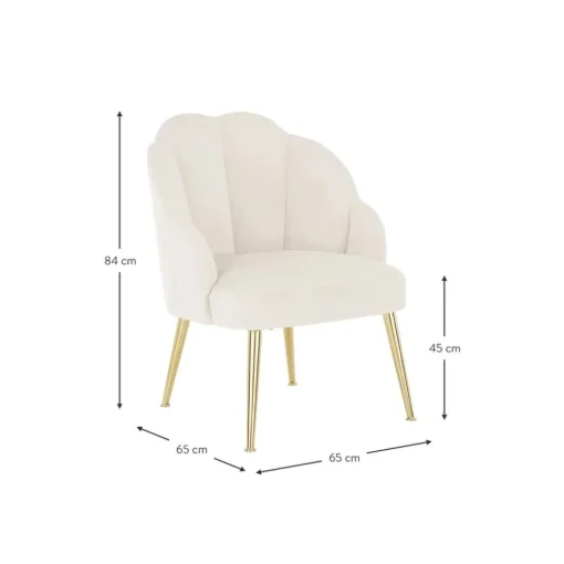 Poltrona In Velluto Helle*Westwing Collection Discount