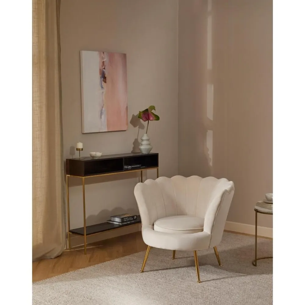 Poltrona In Velluto Oyster*Westwing Collection Best