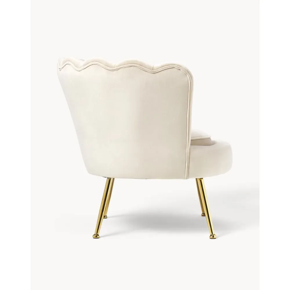 Poltrona In Velluto Oyster*Westwing Collection Best