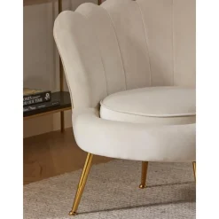 Poltrona In Velluto Oyster*Westwing Collection Best