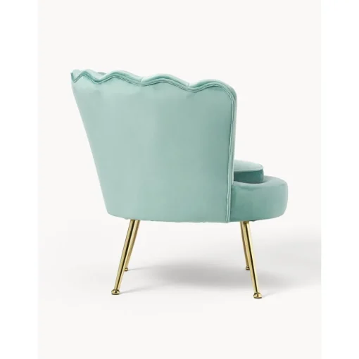 Poltrona In Velluto Oyster*Westwing Collection Clearance