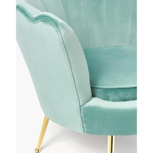 Poltrona In Velluto Oyster*Westwing Collection Clearance