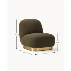 Poltroncina In Boucle Elsie*Westwing Collection Fashion