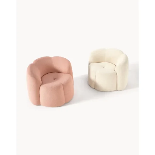Poltroncina In Boucle Fleur*Westwing Collection New
