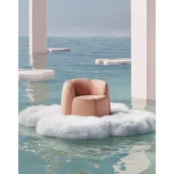 Poltroncina In Boucle Fleur*Westwing Collection New